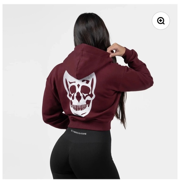 Gymreapers crop hoodie - Picture 2 of 3